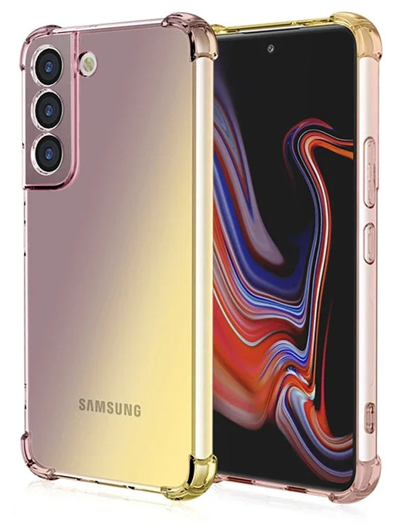 Rainbow Case mit Schutzecken Schwarz-Gold