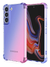 Rainbow Case mit Schutzecken Blau-Pink