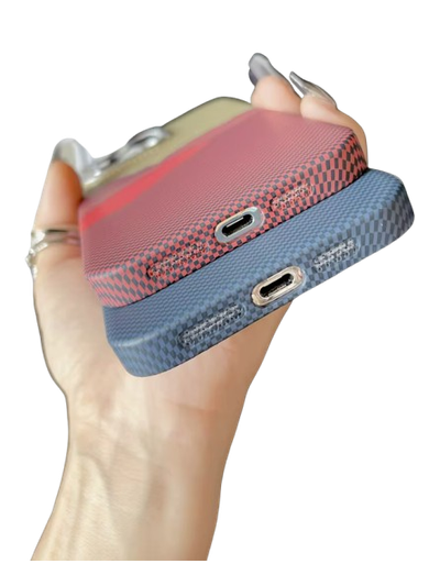 Kevlar Karo Rot - Blau