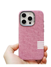 Leinenstoff Case Rosa
