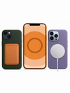 MagSafe Leder Case Lila