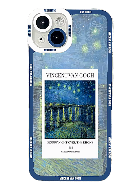 Van Gogh - Sternennacht über der Rhone (Exponatbeschriftung)