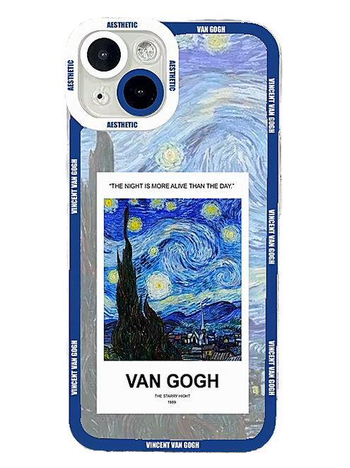 Van Gogh - Sternennacht (Exponatbeschriftung)