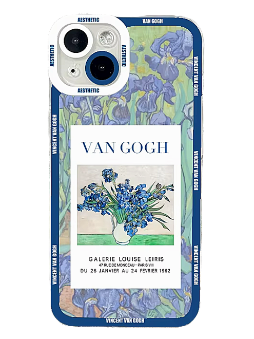 Van Gogh - Schwertlilien (Exponatbeschriftung)