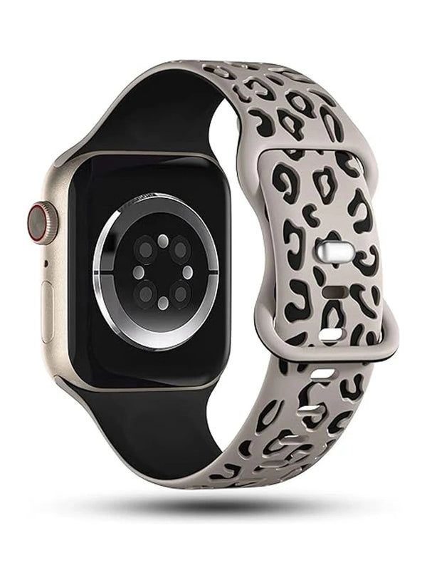 Leopard Silikon Armband - in verschiedenen Farben