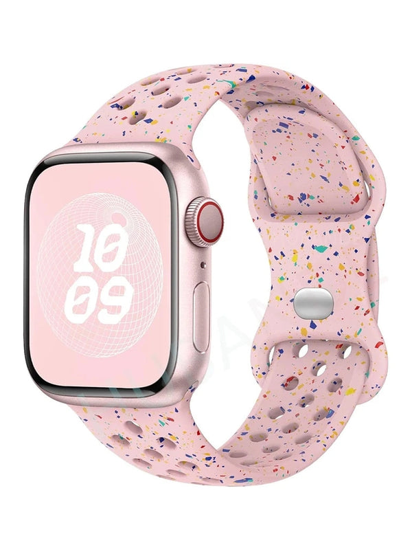 Silikon Sportarmband (Doppelschlaufen-Verschluss) - in verschiedenen Farben