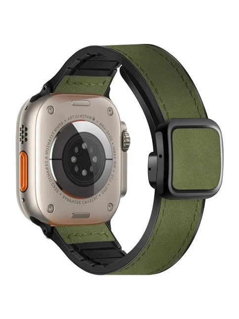 Leder Armband mit Magnet-Klipp Verschluss in verschiedenen Farben