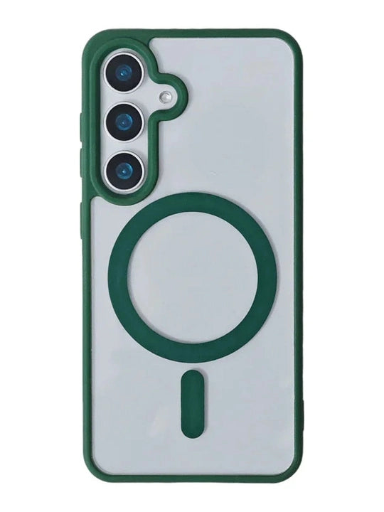 Transparentes MagSafe Case Grün