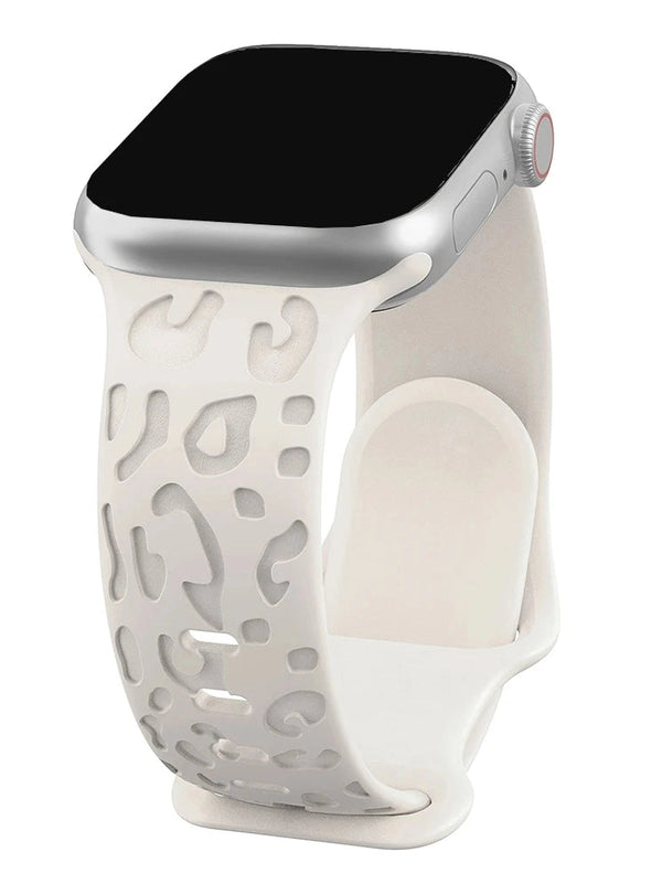 Leopard Silikon Armband - in verschiedenen Farben