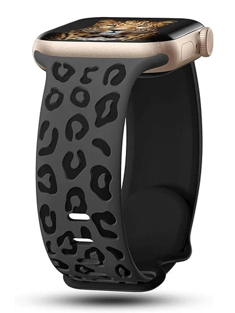 Leopard Silikon Armband - in verschiedenen Farben