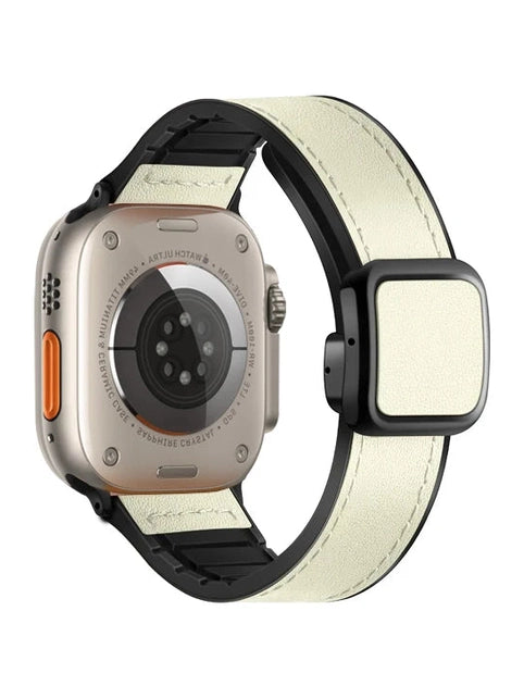 Leder Armband mit Magnet-Klipp Verschluss in verschiedenen Farben