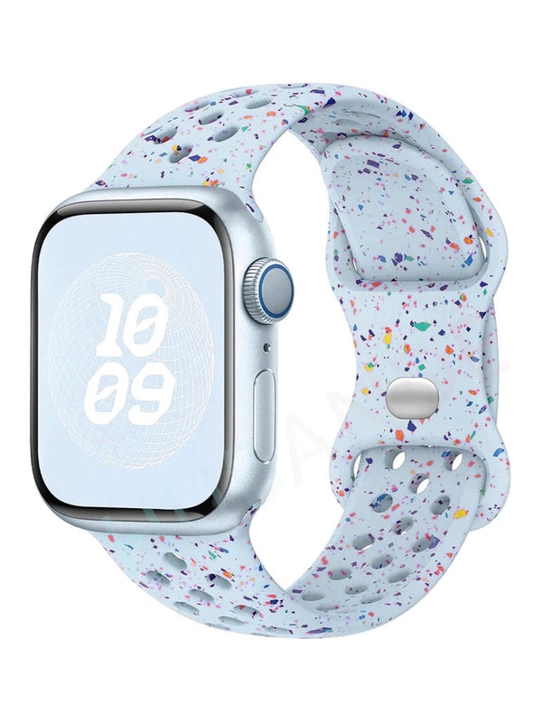 Silikon Sportarmband (Doppelschlaufen-Verschluss) - in verschiedenen Farben