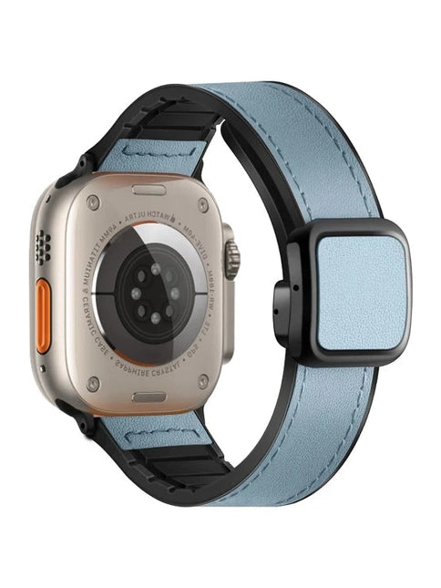 Leder Armband mit Magnet-Klipp Verschluss in verschiedenen Farben