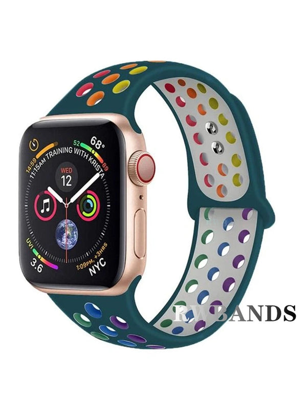 Silikon Sportarmband (Einzelschlaufen-Verschluss) - in verschiedenen Farben