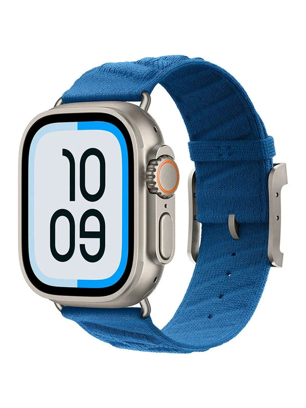 "Waves" Armband aus gewebten Nylonstrick