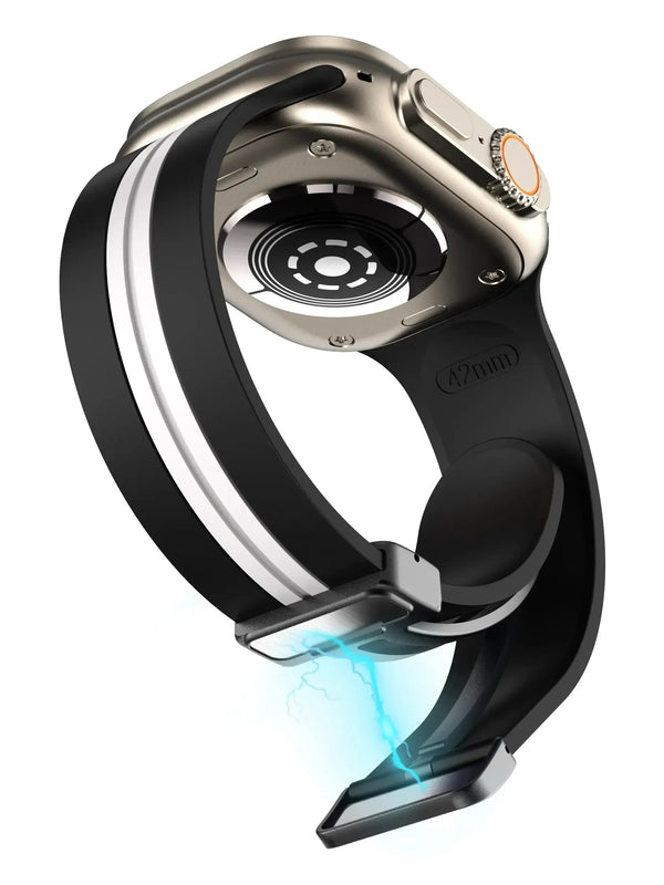 "Biker“ Silikon Armband mit Magnetverschluss in vielen Farben