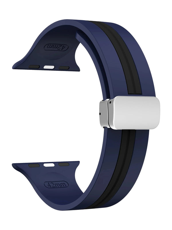 "Biker“ Silikon Armband mit Magnetverschluss in vielen Farben