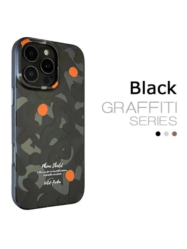 MagSafe Case Grafitti Schwarz