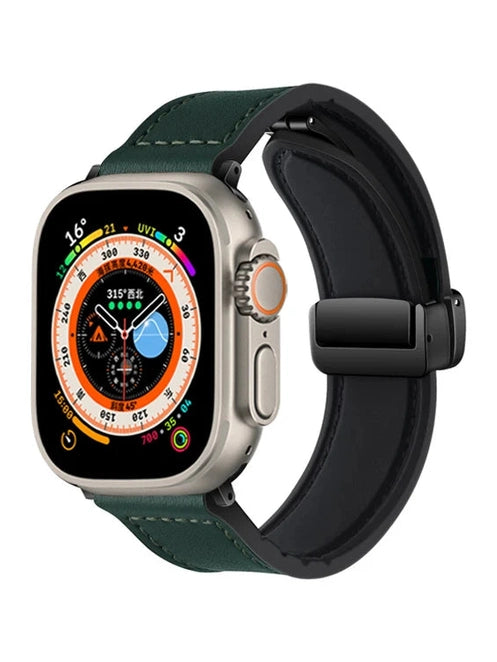 Leder Armband mit Magnet-Klipp Verschluss in verschiedenen Farben