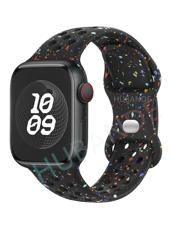 Silikon Sportarmband (Doppelschlaufen-Verschluss) - in verschiedenen Farben