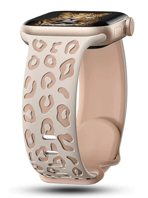 Leopard Silikon Armband - in verschiedenen Farben