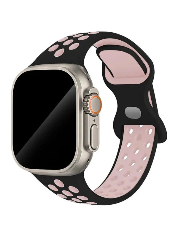 Silikon Sportarmband (Doppelschlaufen-Verschluss) - in verschiedenen Farben