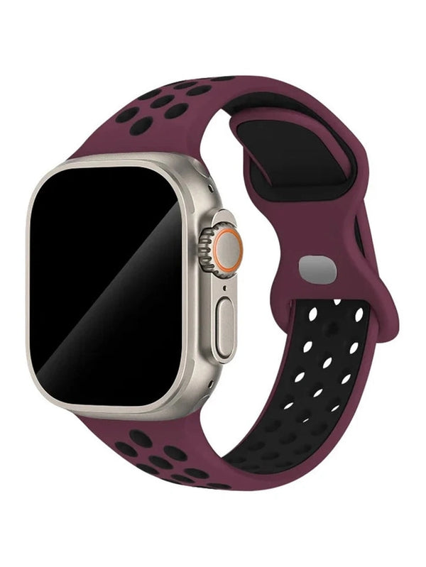 Silikon Sportarmband (Doppelschlaufen-Verschluss) - in verschiedenen Farben