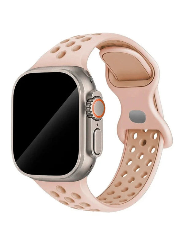 Silikon Sportarmband (Doppelschlaufen-Verschluss) - in verschiedenen Farben