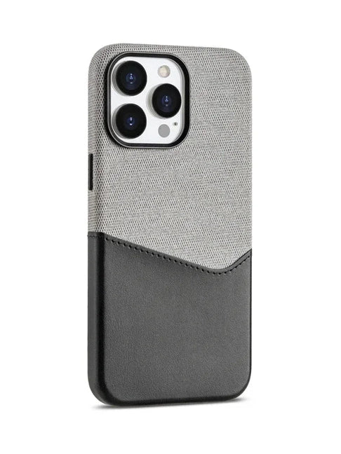 Kartenhalter Case Schwarz-Grau