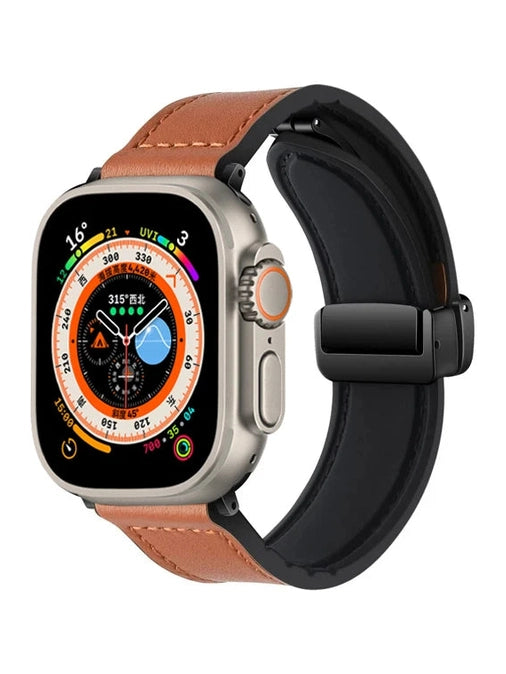 Leder Armband mit Magnet-Klipp Verschluss in verschiedenen Farben