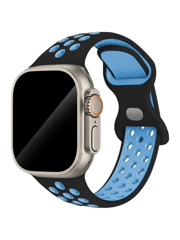 Silikon Sportarmband (Doppelschlaufen-Verschluss) - in verschiedenen Farben