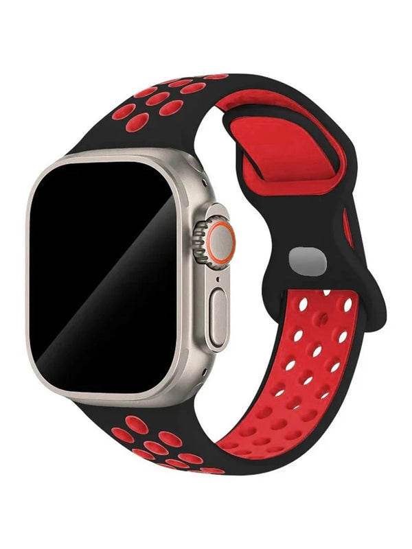 Silikon Sportarmband (Doppelschlaufen-Verschluss) - in verschiedenen Farben