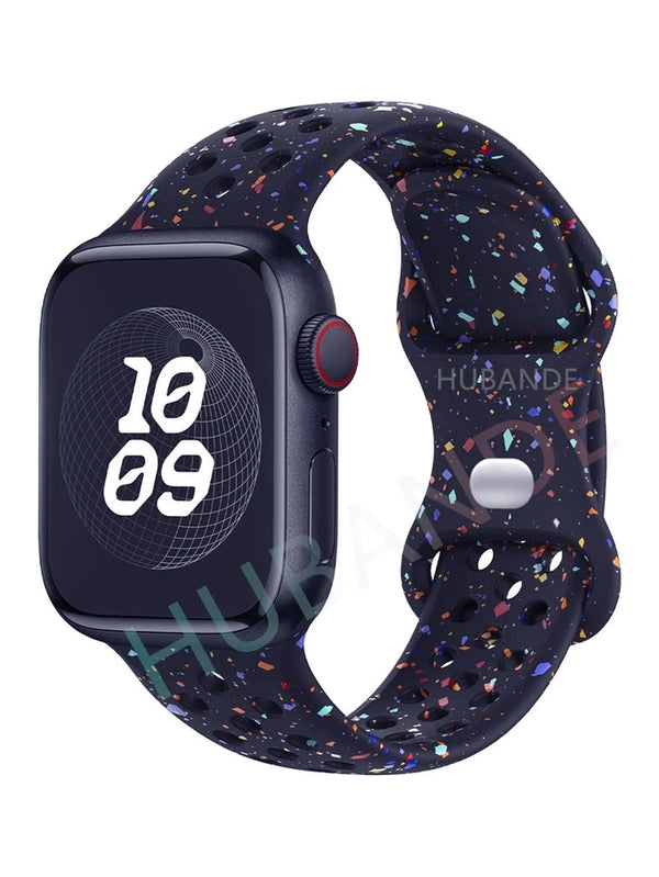 Silikon Sportarmband (Doppelschlaufen-Verschluss) - in verschiedenen Farben