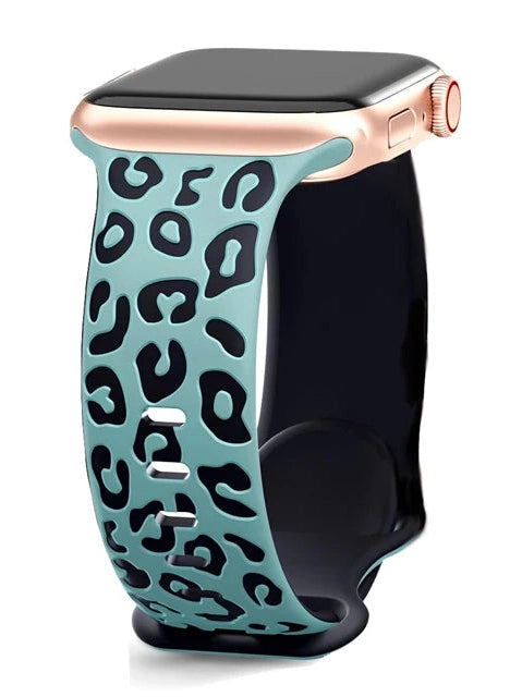 Leopard Silikon Armband - in verschiedenen Farben