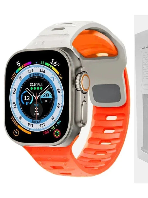 "Hiking" - Silikon AppleWatch Armband