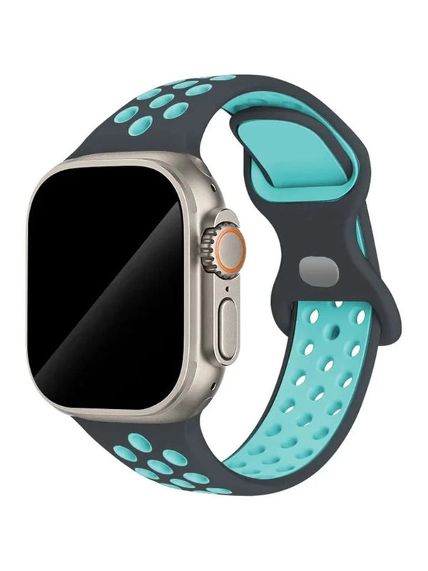 Silikon Sportarmband (Doppelschlaufen-Verschluss) - in verschiedenen Farben