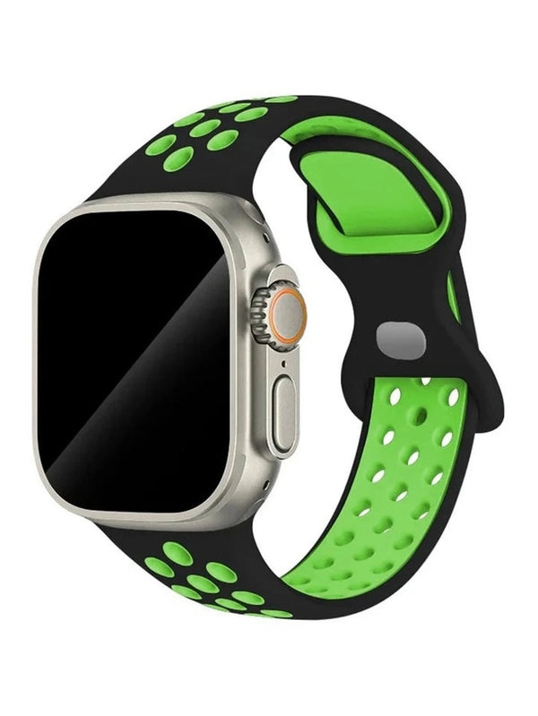 Silikon Sportarmband (Doppelschlaufen-Verschluss) - in verschiedenen Farben