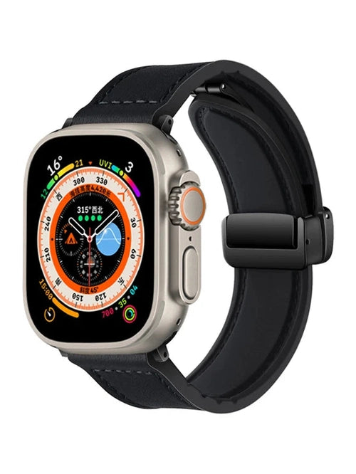 Leder Armband mit Magnet-Klipp Verschluss in verschiedenen Farben