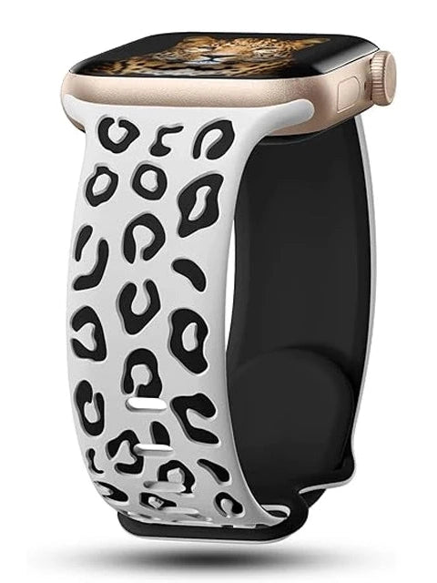 Leopard Silikon Armband - in verschiedenen Farben