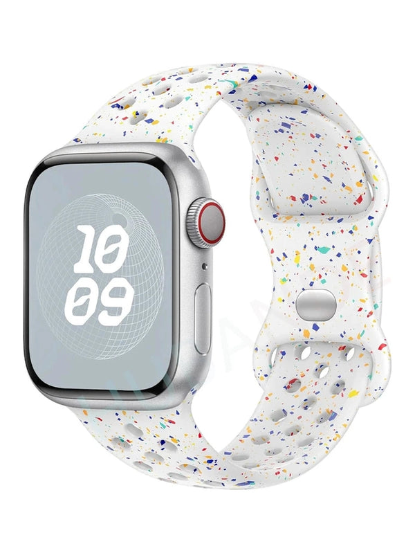 Silikon Sportarmband (Doppelschlaufen-Verschluss) - in verschiedenen Farben