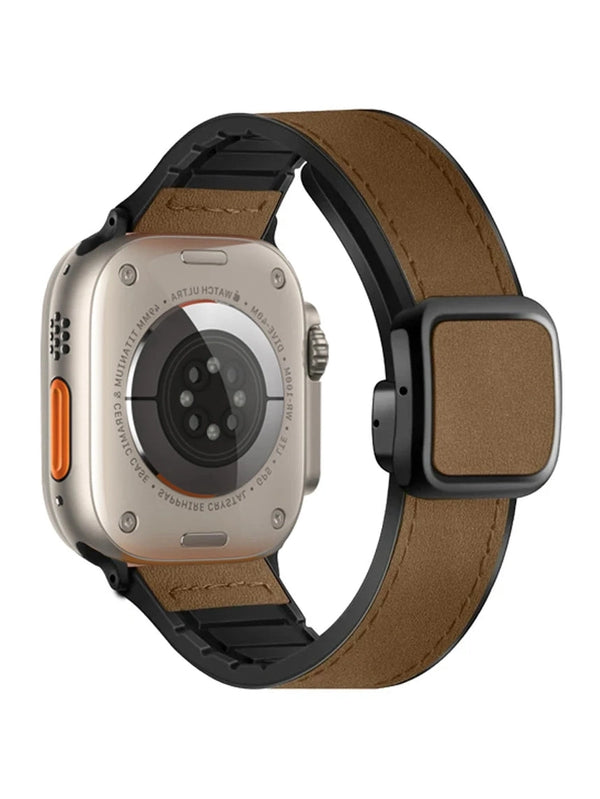 Leder Armband mit Magnet-Klipp Verschluss in verschiedenen Farben