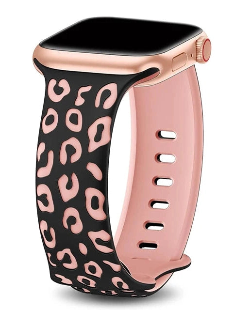 Leopard Silikon Armband - in verschiedenen Farben