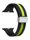 "Biker“ Silikon Armband mit Magnetverschluss in vielen Farben