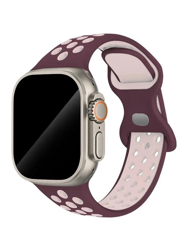 Silikon Sportarmband (Doppelschlaufen-Verschluss) - in verschiedenen Farben