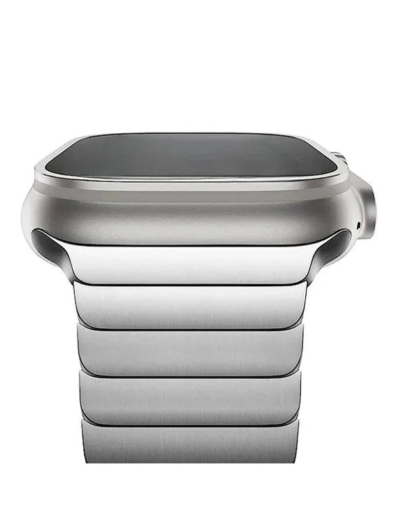 Edelstahl Apple Watch Armband im Titan Look in verschiedenen Farben