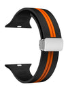 "Biker“ Silikon Armband mit Magnetverschluss in vielen Farben