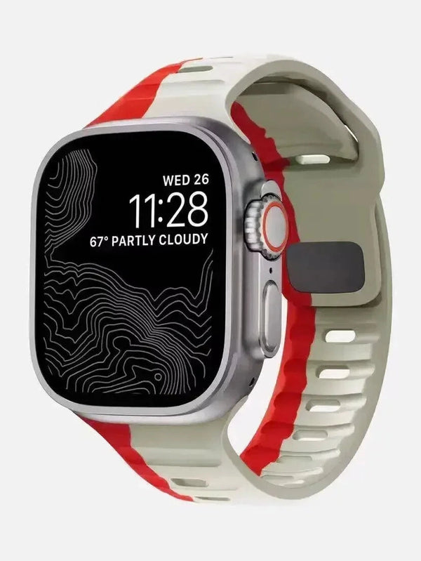 "Hiking" - Silikon AppleWatch Armband