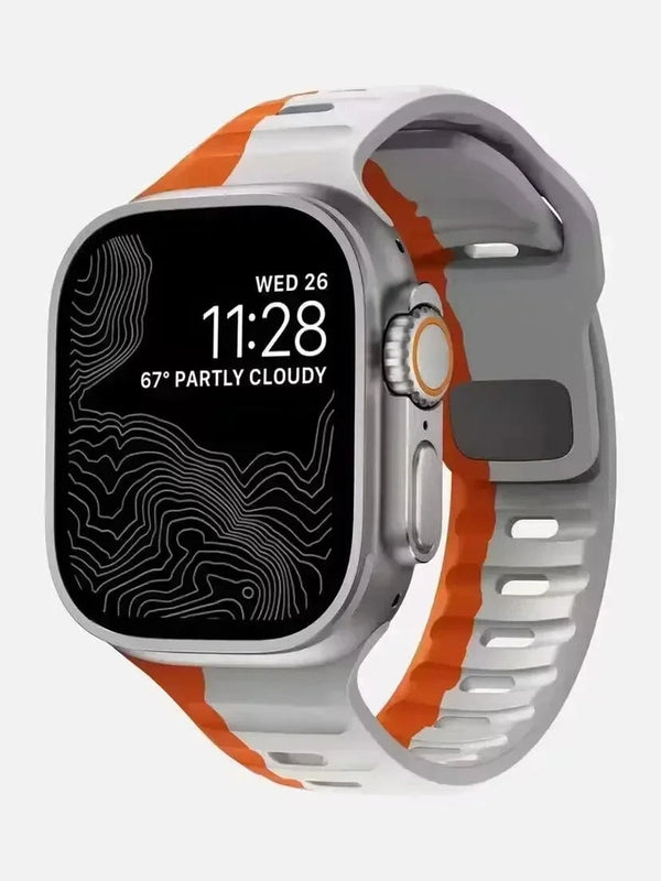 "Hiking" - Silikon AppleWatch Armband