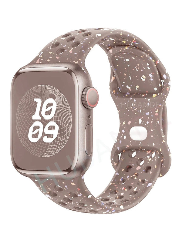 Silikon Sportarmband (Doppelschlaufen-Verschluss) - in verschiedenen Farben