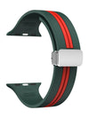 "Biker“ Silikon Armband mit Magnetverschluss in vielen Farben